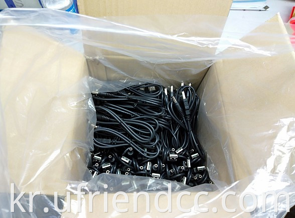 ODM OEM 1M 20AWG USB 2.0 남성 ~ 3.5mm DC 커넥터 플러그 전원 코드 케이블 5V 9V 12V 충전 배럴 잭 전원 케이블 블랙